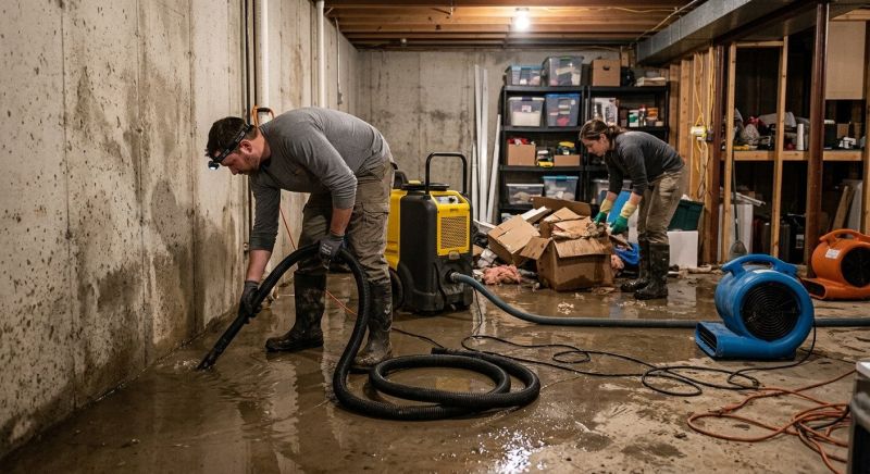 Basement Water Extraction in Chandler, AZ