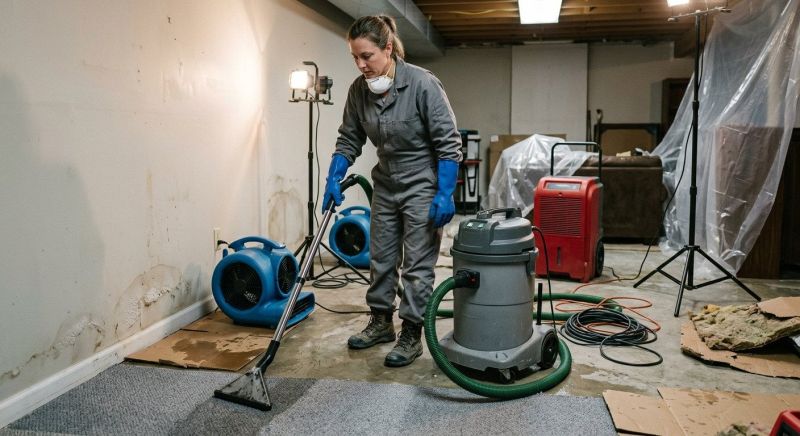 Basement Water Mitigation in Gilbert, AZ