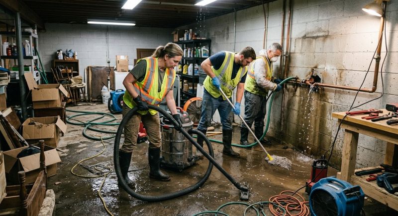 Burst Pipe Cleanup in Mesa, AZ