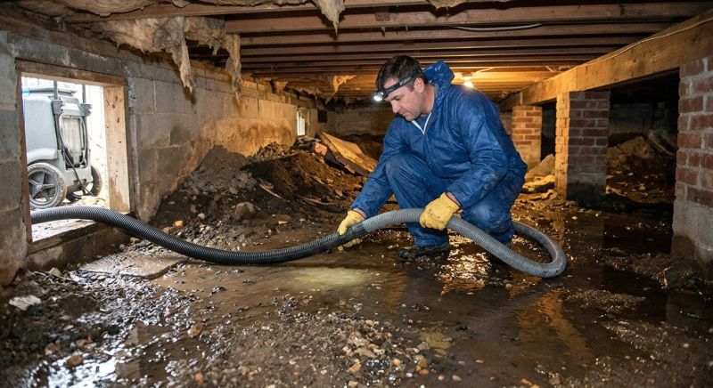 Crawlspace Water Removal in Chandler, AZ