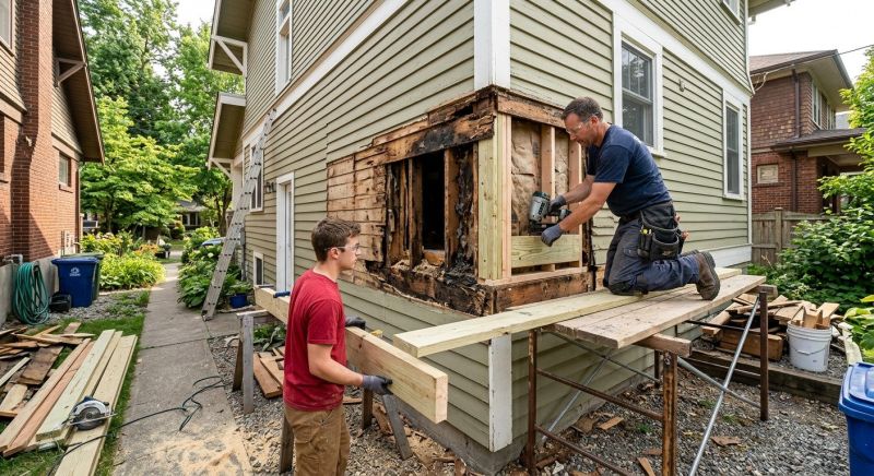 Dry Rot Repair in Conroe, TX