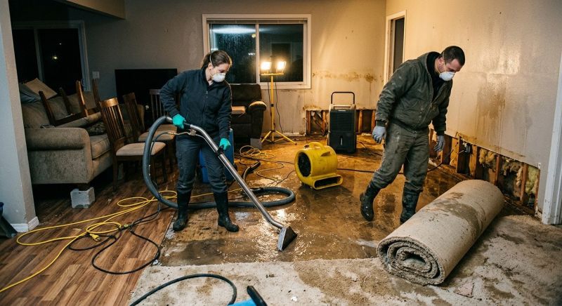 Emergency Water Damage Cleanup in Mesa, AZ