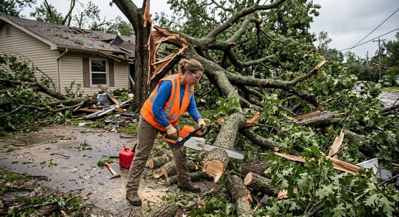 Storm Damage Cleanup in Mesa, AZ