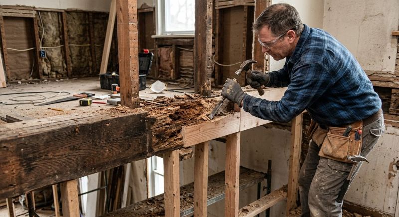 Structural Rot Repair in Conroe, TX