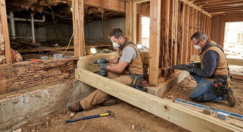 Termite Damage Repair Service in Kansas City, KS