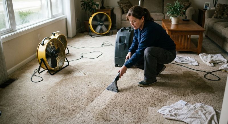 Wet Carpet Drying in Phoenix, AZ