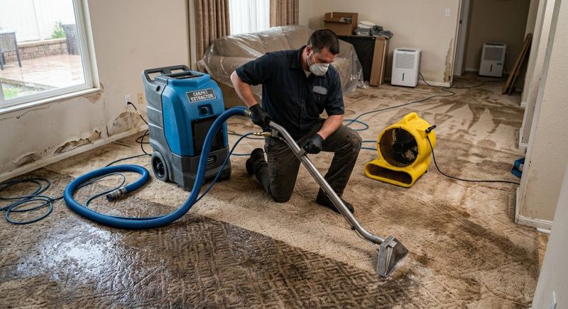Wet Carpet Drying in Mesa, AZ