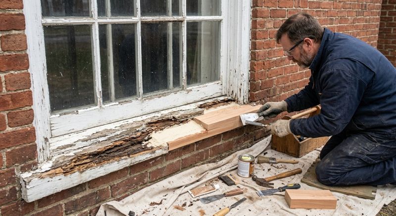 Window Rot Repair in Conroe, TX