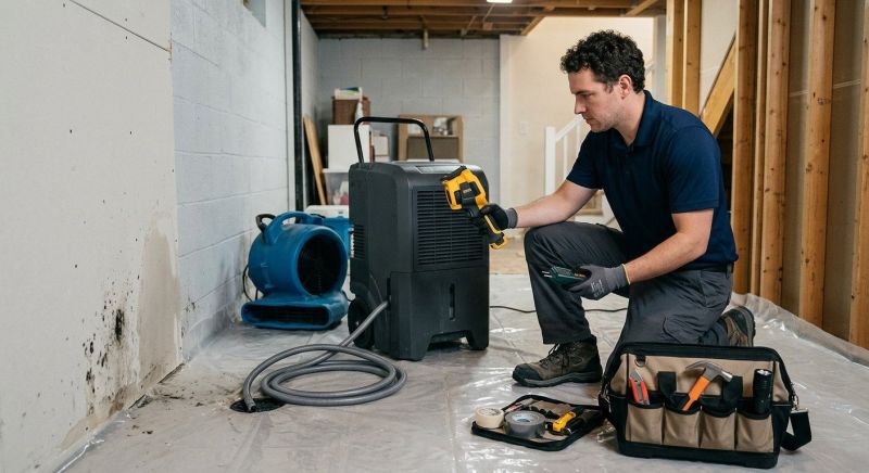 Basement Drying in Gilbert, AZ