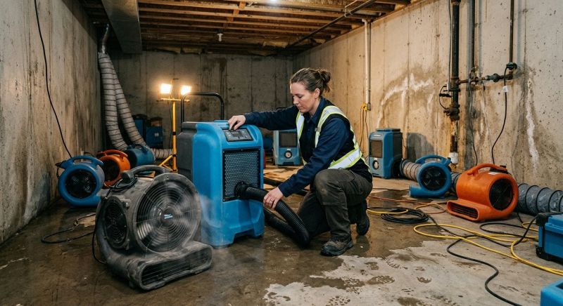 Basement Drying in Chandler, AZ