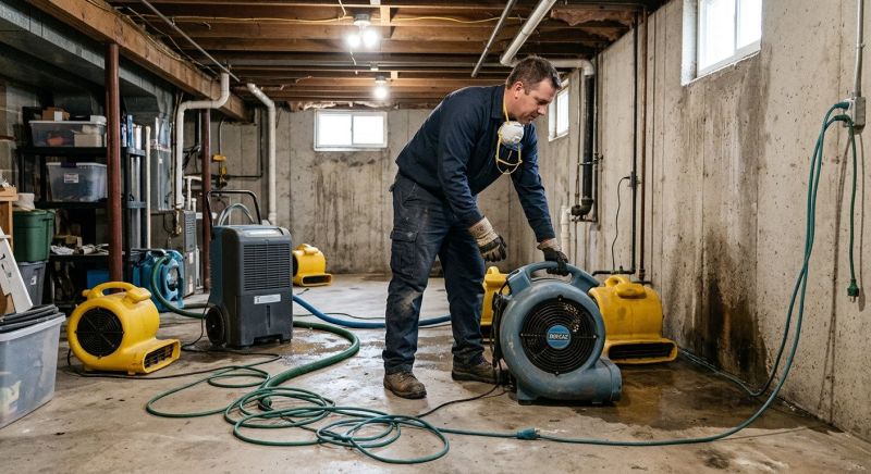 Basement Drying in Scottsdale, AZ