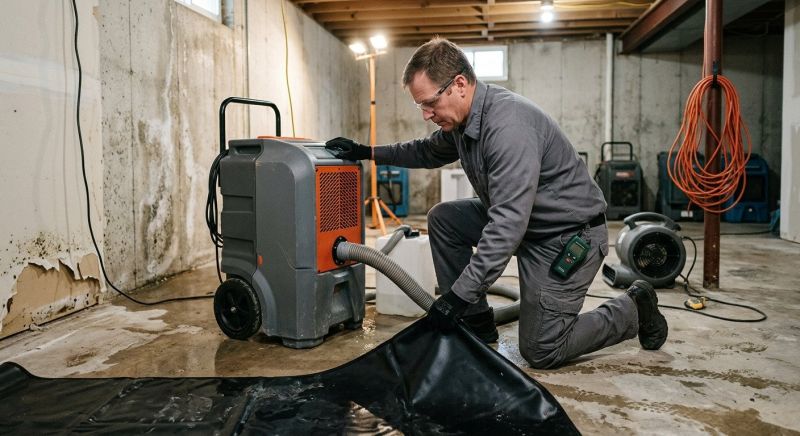 Basement Drying in Scottsdale, AZ