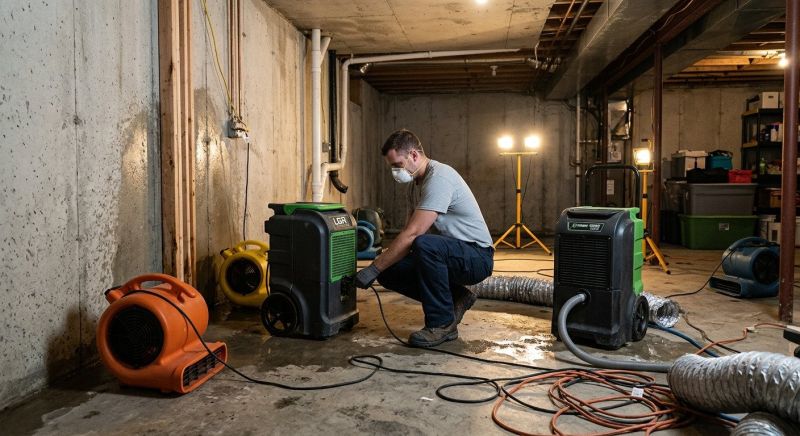 Basement Drying in Phoenix, AZ