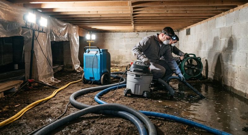Basement Water Extraction in Mesa, AZ