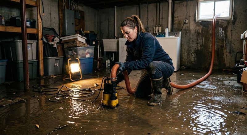 Basement Water Extraction in Gilbert, AZ