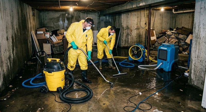 Basement Water Removal in Gilbert, AZ