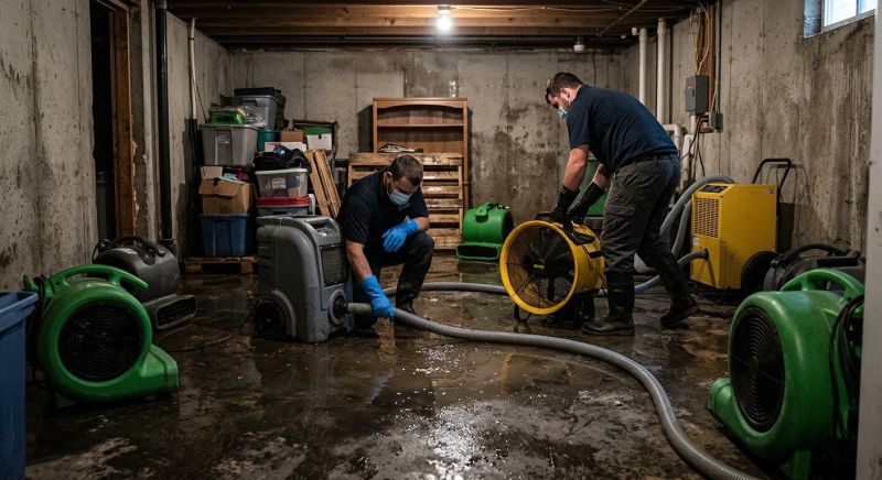 Basement Water Removal in Mesa, AZ