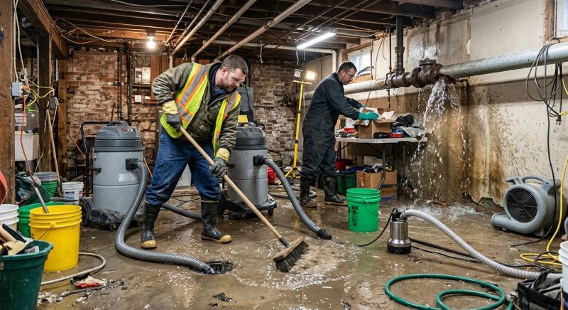 Burst Pipe Cleanup in Gilbert, AZ