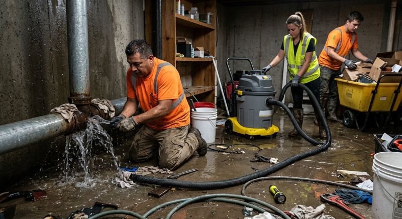 Burst Pipe Cleanup in Scottsdale, AZ
