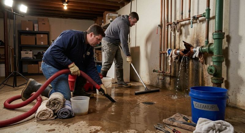 Burst Pipe Cleanup in Mesa, AZ
