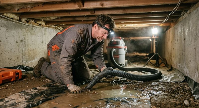 Crawlspace Water Removal in Gilbert, AZ