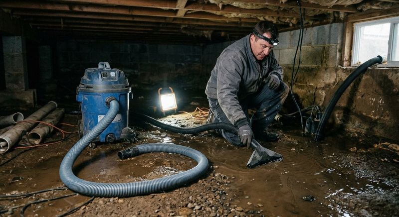 Crawlspace Water Removal in Chandler, AZ