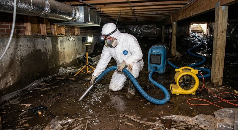 Crawlspace Water Restoration in Scottsdale, AZ