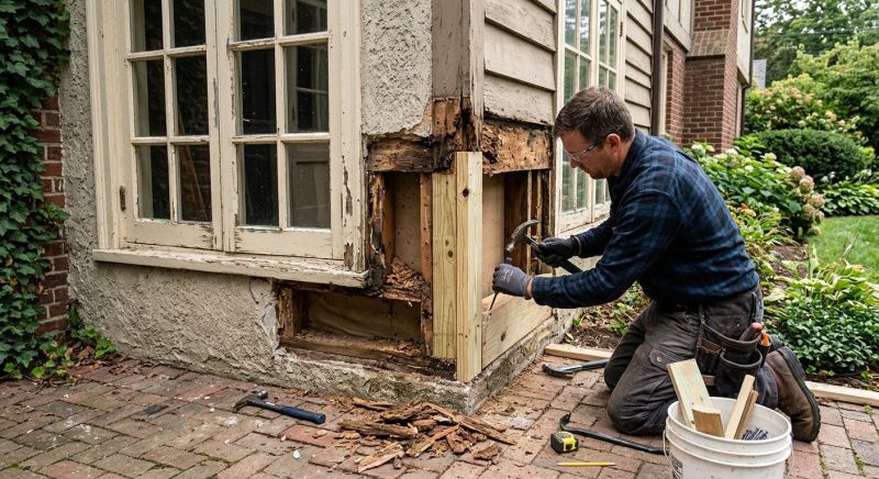 Dry Rot Repair in Conroe, TX