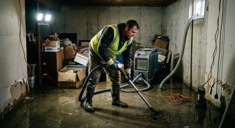 Flooded Basement Cleanup in Mesa, AZ