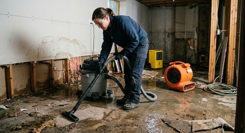 Flooded Basement Cleanup in Mesa, AZ