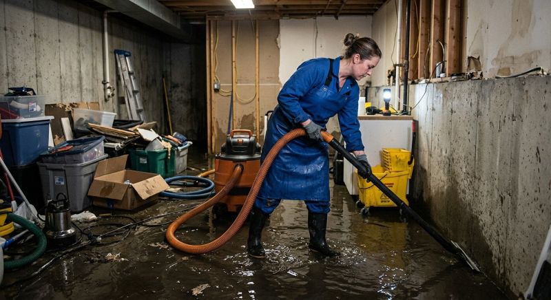 Flooded Basement Cleanup in Chandler, AZ