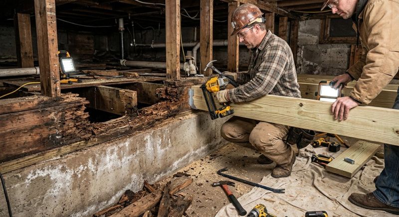 Structural Rot Repair in Conroe, TX