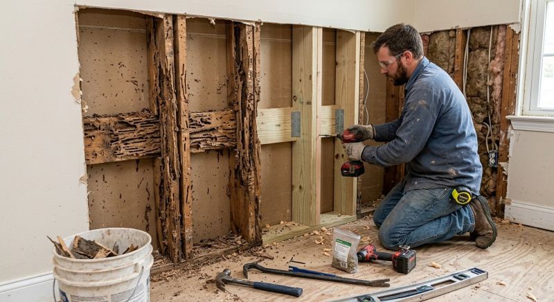 Termite Damage Restoration in Olathe, KS