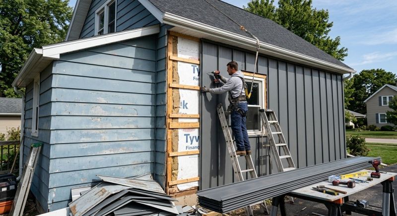 Tin Siding Installation in Boston, MA