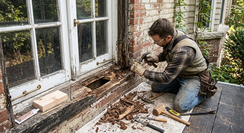 Window Rot Repair in Conroe, TX